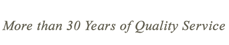 20 Years of Quality Service